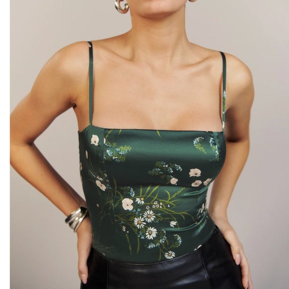 ✨ EUC Reformation Overland Silk Top - Buena - Picture 2 of 7